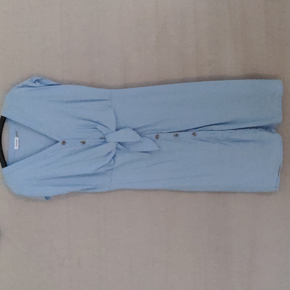 CK button down shirt dress US 12
